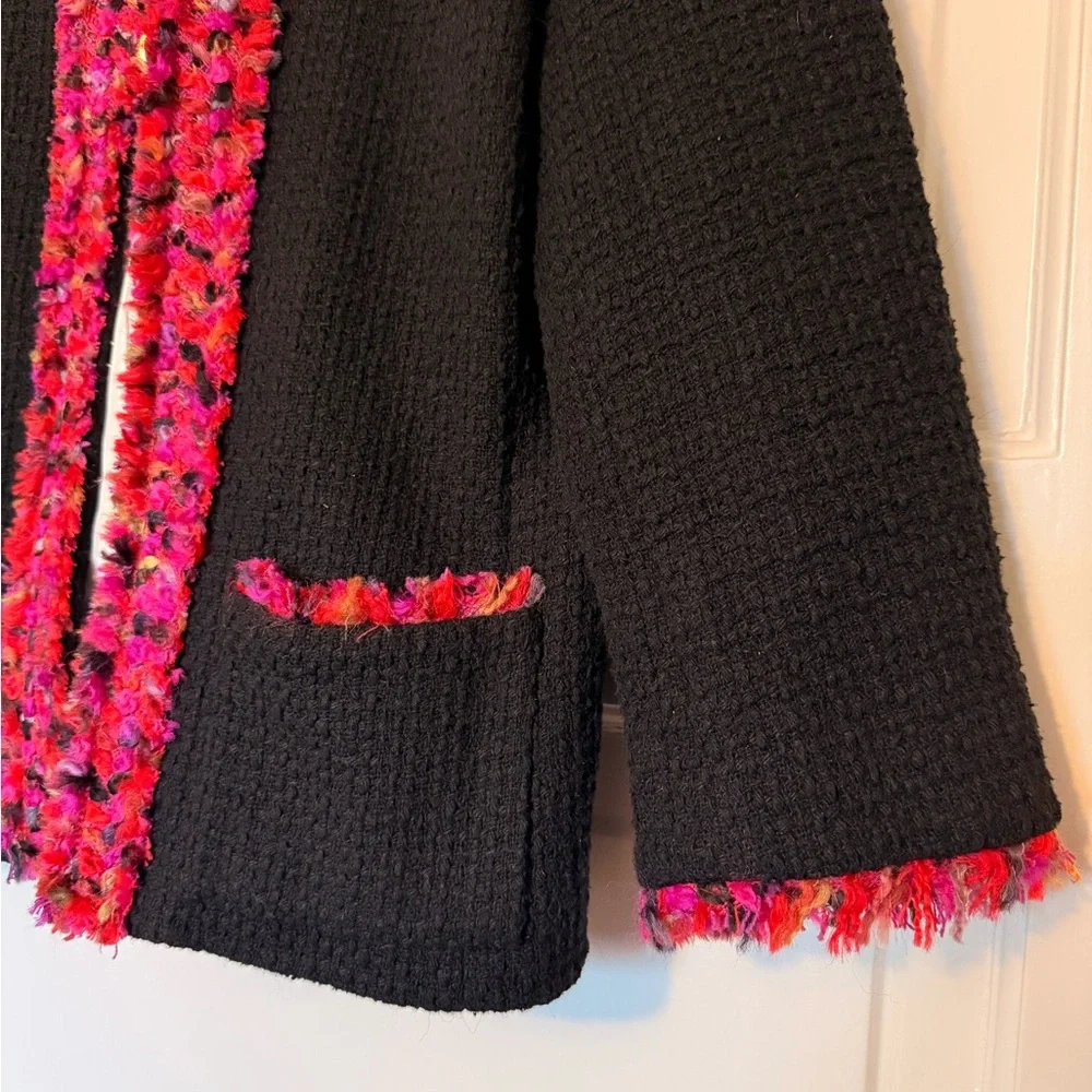 Last chance-Kate Spade Black Blazer with Pink Trim